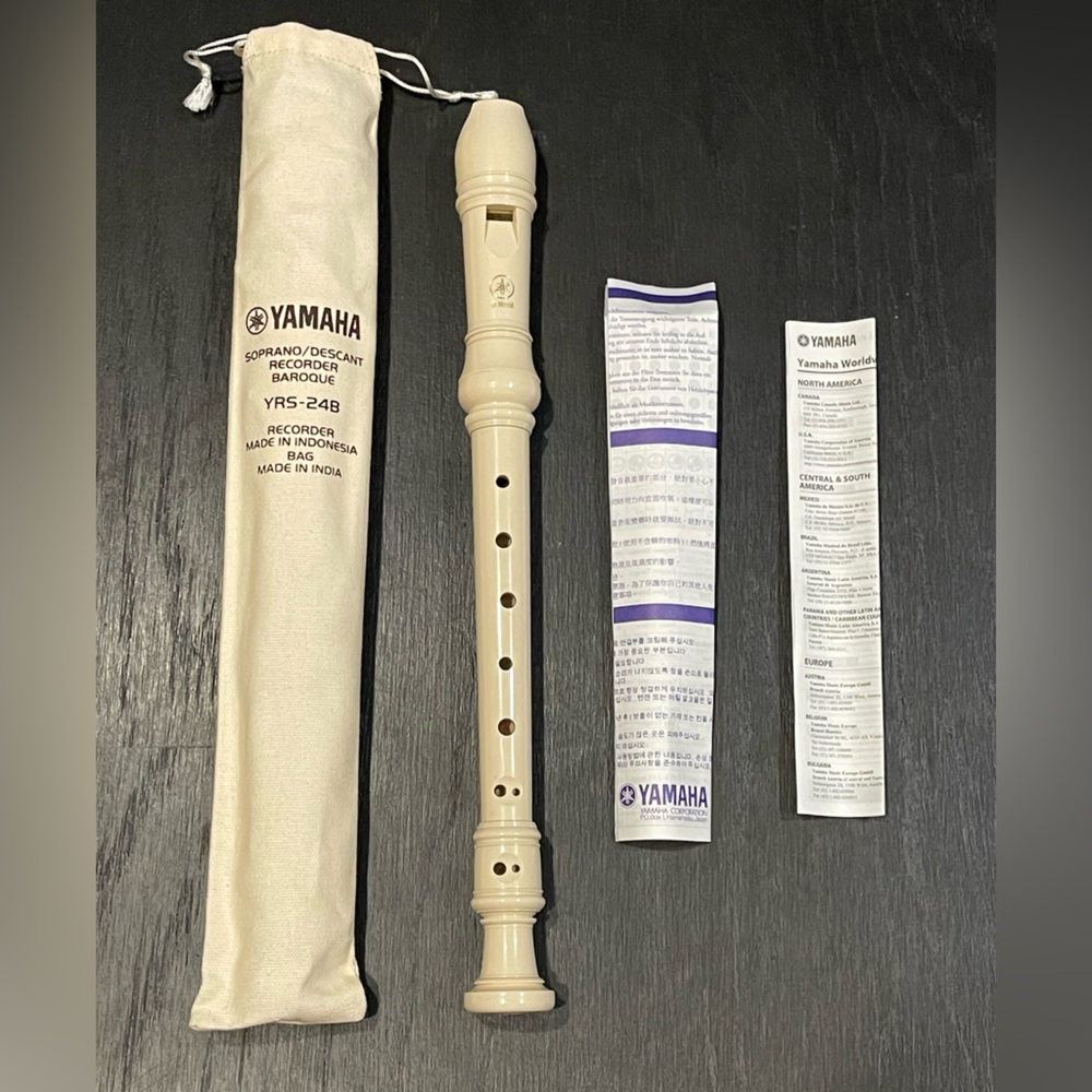 Yamaha Soprano/Descant Recorder Baroque YRS-24B